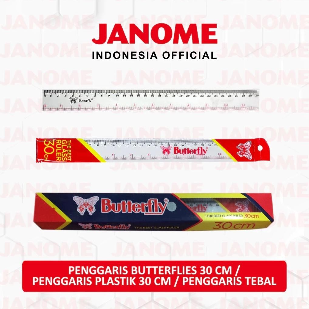 

Paling Dicari Bella 12Pcs Penggaris 30Cm Butterfly / Safari Plastik Mika