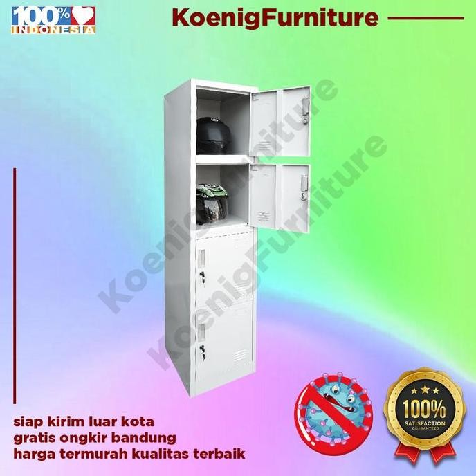 

HARGA DISKON Locker Besi 4 Pintu AC LS104 / Locker Besi 4 Pintu / Locker Murah
