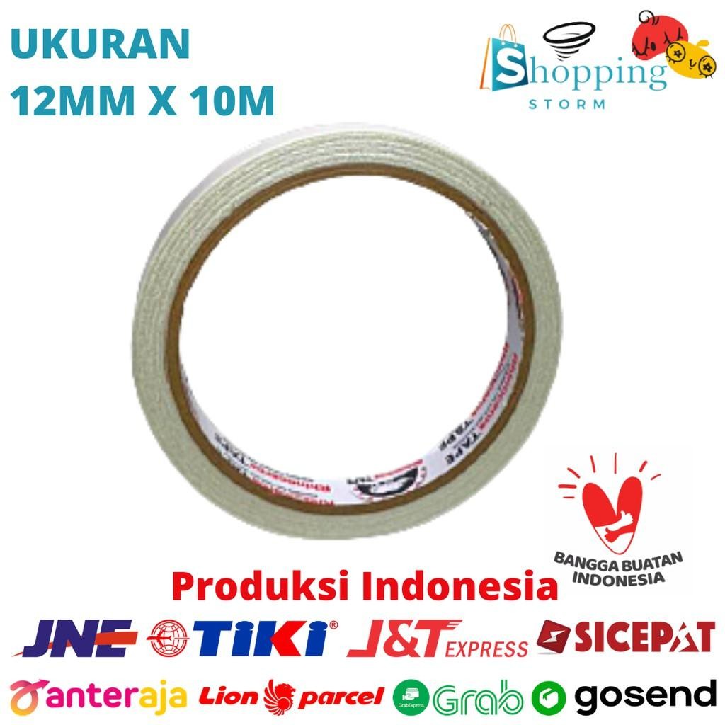 

Double Tape Putih Rhinoceros Tape 12Mm X 10M