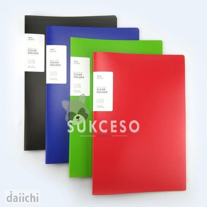 

DISKON Daiichi Clear Holder A4 40 Pocket / Map Dokumen Murah Berkulitas
