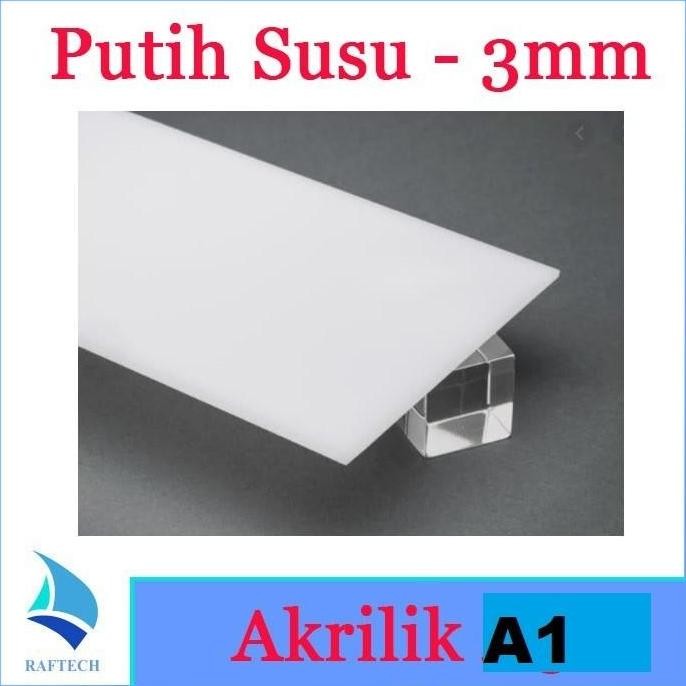 

HOT SALE Akrilik / Acrylic A1 Tebal 3mm Acrylic Putih Susu Marga Cipta