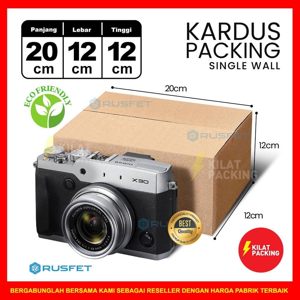 

Kardus Packing Rusfet / Dus Karton Box Packing / Box Kardus Baru Coklat Polos Satuan - 20 X 12 X 12