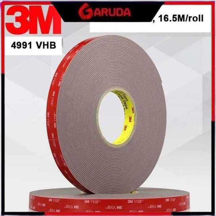 

BARU DOUBLE TAPE 3M VHB 4991 GREY 24MM X 9Y