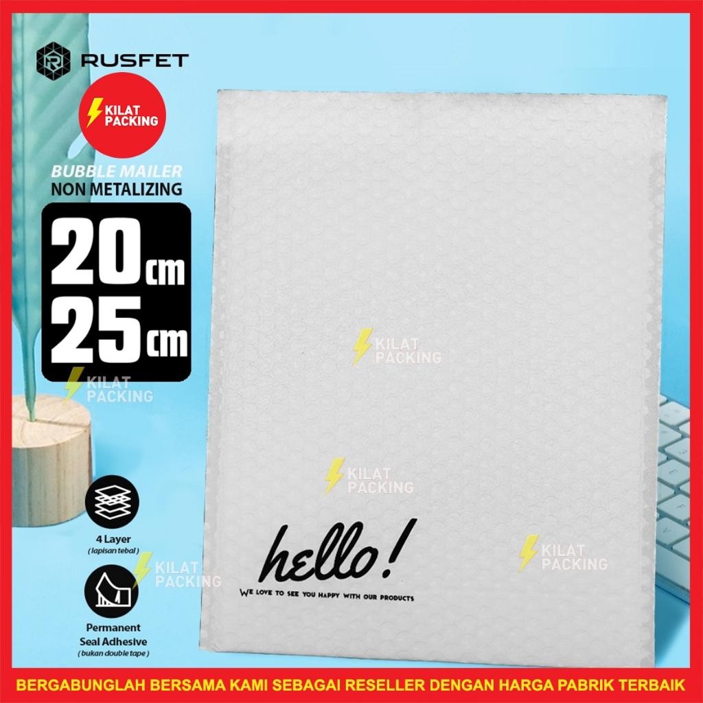 

Amplop Bubble Wrap Security Mailer Envelope Bag Bungkus Paket Premium Termurah 20 X 25 Cm Rusfet /Satuan