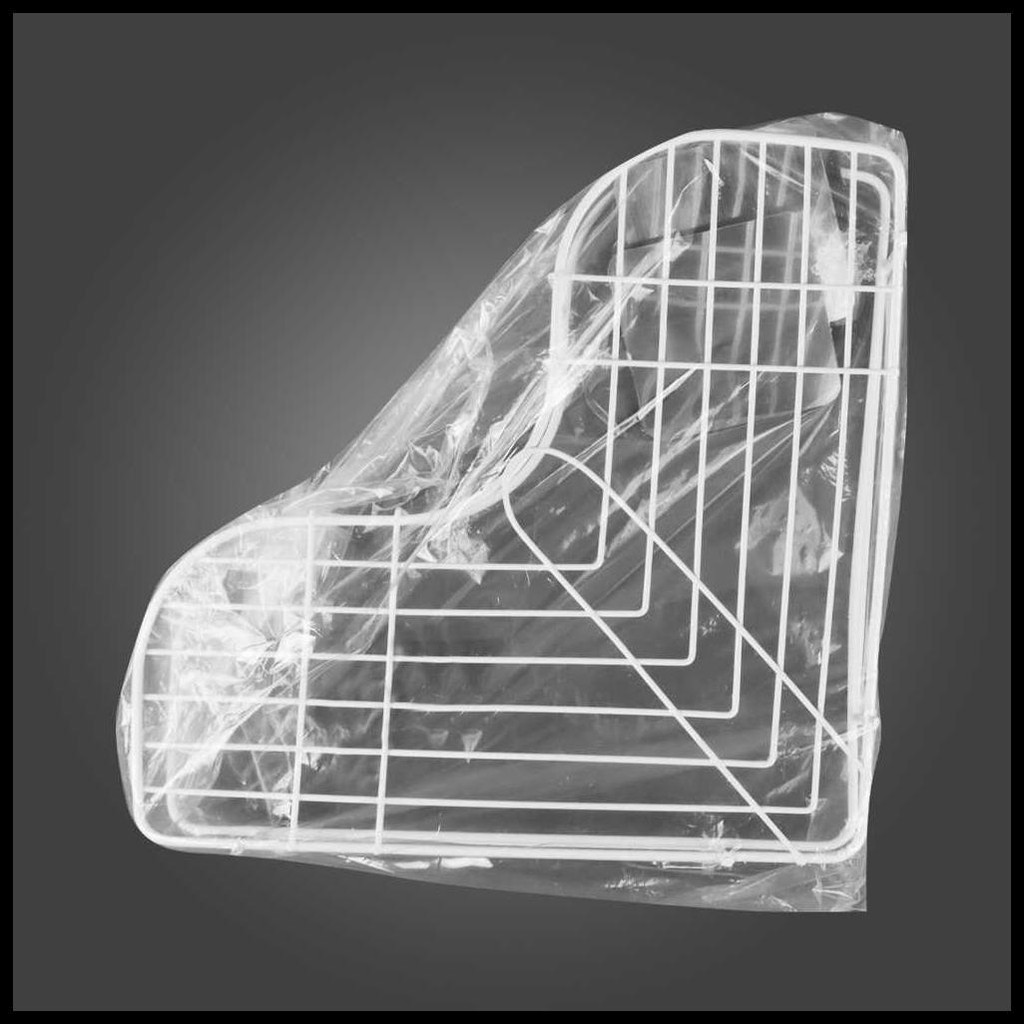 RAK SUDUT KAMAR MANDI RAK DAPUR RAK L SERBAGUNA RAK SUDUT STAINLESS STEEL CORNER SHELF