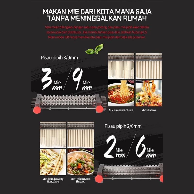Mesin Mie Listrik Kue Bawang Mesin Stainless Pangsit Listrik/ Multifungsi Mesin Mesin Stainless Peng