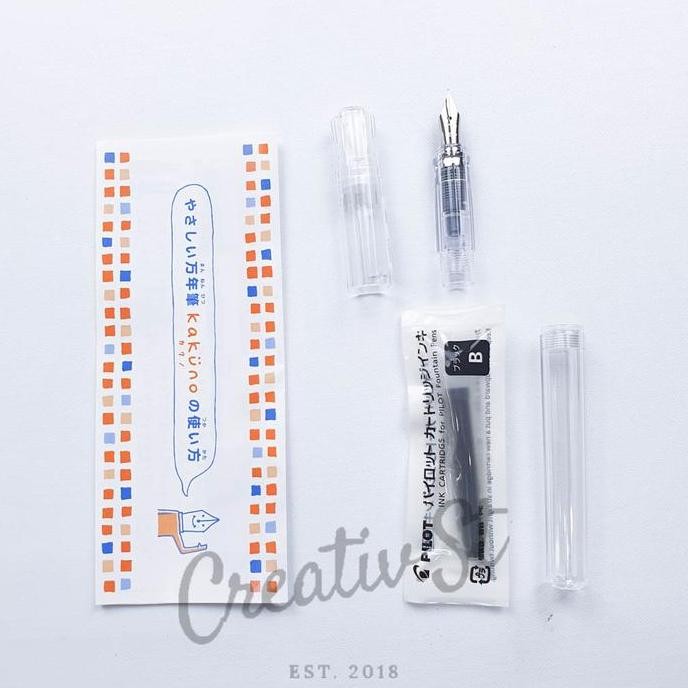 

Hot Sale !!! Pilot Kakuno Fountain Pen Pena Extra Fine Medium