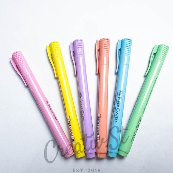 

Terlaris !!! Faber Castell Faber-Castell Textliner 38 Highlighter Penanda Pastel