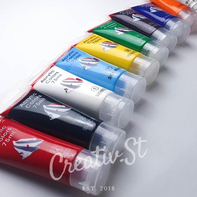 

Hot Promo !!! Joyko Cat Akrilik Lukis Satuan Acrylic Paint 75 Ml Lukisan