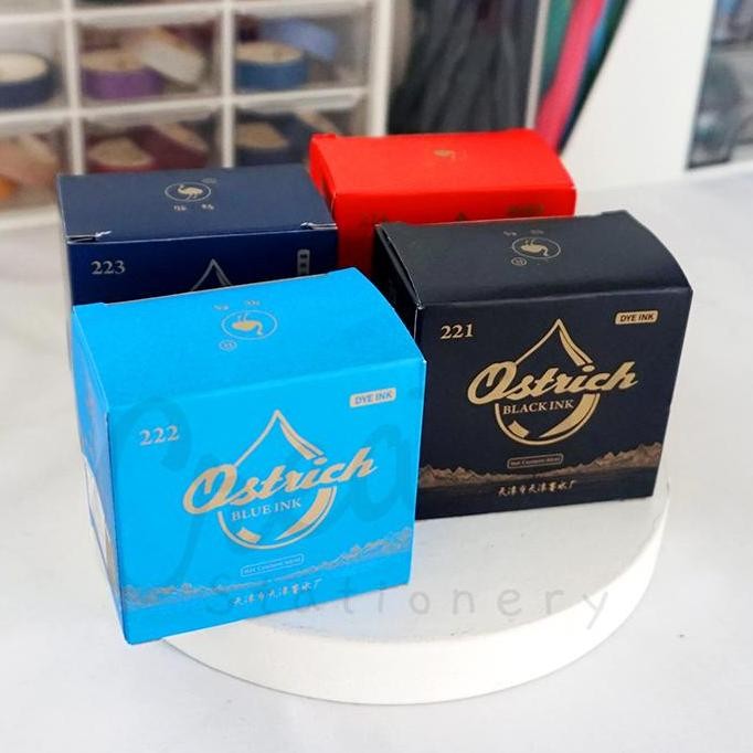 

Big Sale !!! Ostrich Tinta Fountain Pen Ink Student Grade 48 Ml Refill Pena Kaligrafi
