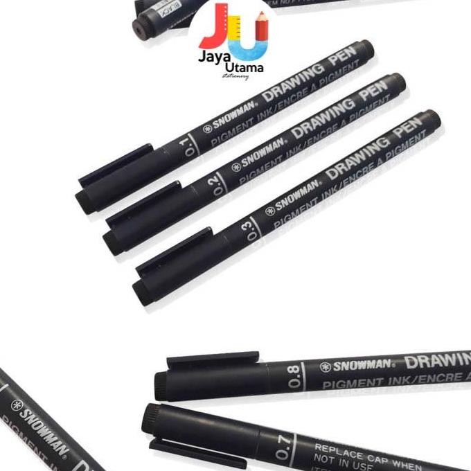 

Big Sale !!! Snowman Spidol Drawing Pen Pena Gambar 0.05-0.8 Full Set