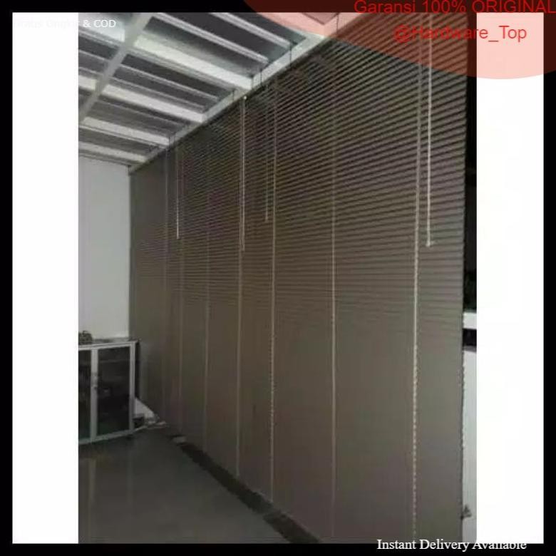 90X180CM TIRAI GULUNG ALUMINIUM / KEREY ALUMINIUM/ GORDEN / TIRAI / VENETIAN BLINDS
