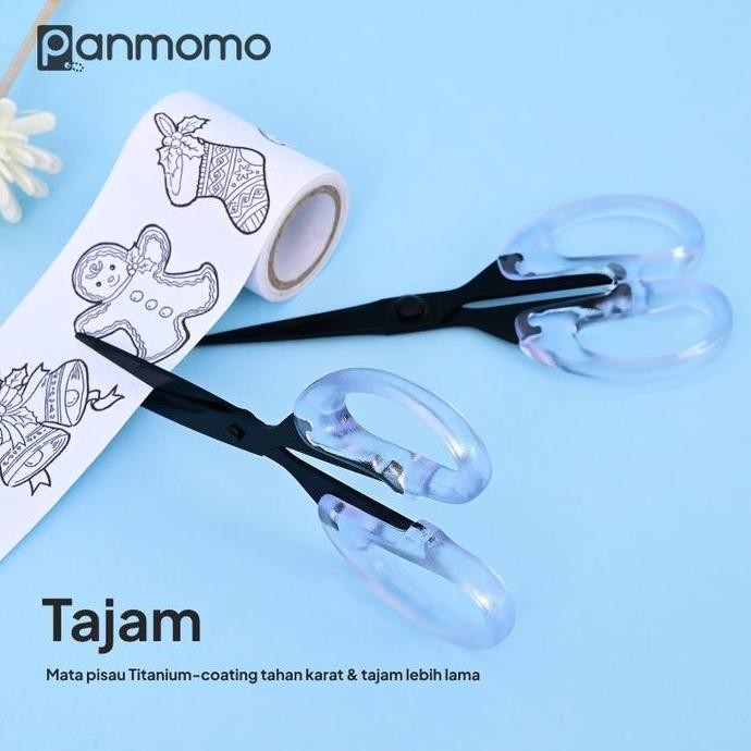 

Segera Miliki !!! Titanium Coated Student Scissors Clear Series [Creativ]