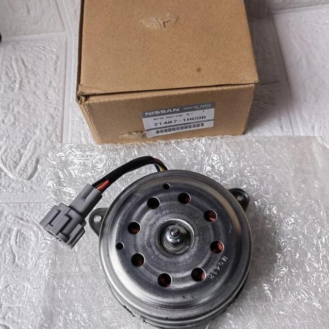 Motor Fan Nissan March 21487-1Hc0B Barang Ori