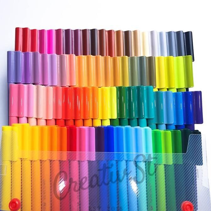 

Spot Barang !!! Faber Castell Spidol Warna 80 Warna Connector Pen
