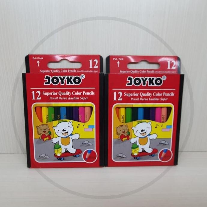 

Hot Sale !!! Joyko Pensil 12 Warna Pendek (Half) Color Pencil