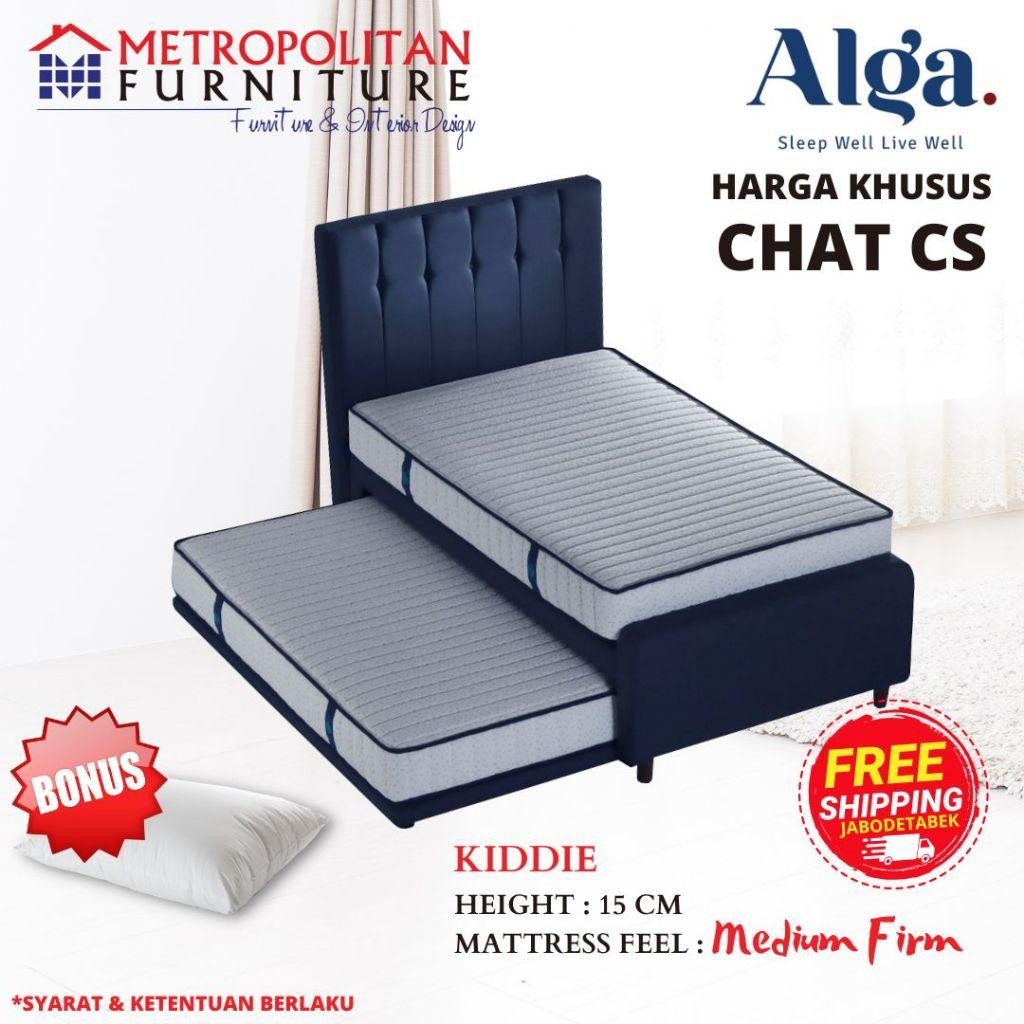 Kasur Springbed Alga 3 In 1 Kiddie Fullset Spring Bed