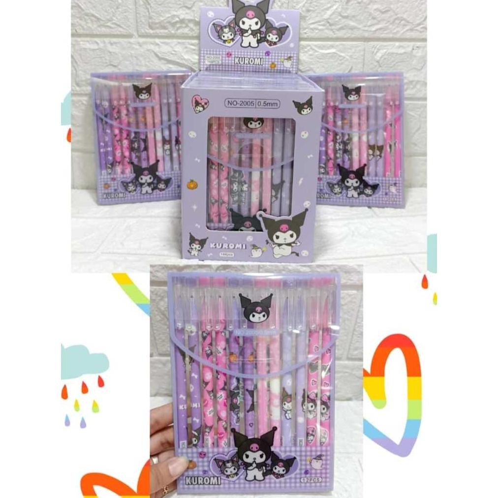 

Premium Pulpen Pen Lucu Anime Stationary Set Kuromi Perlengkapan Sekolah Kantor