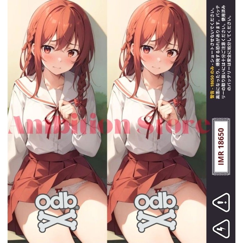 

Terlaris Ambitionstore Stiker Wrap Baterai 18650 Waifu V8 Series Pelindung Dan Penghias Untuk Segala Merek Garskin Premium Not Casing Bisa Custom *Promo*