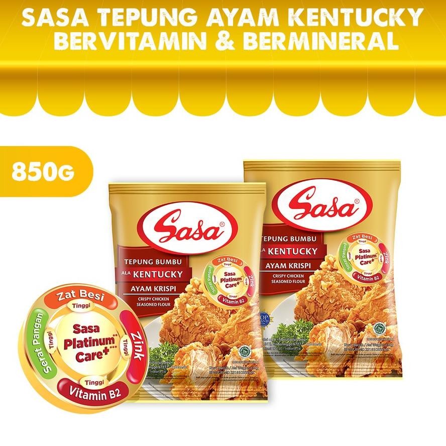 

READY STOCK Sasa Tepung Bumbu Ala Kentucky 850gr - 2pcs