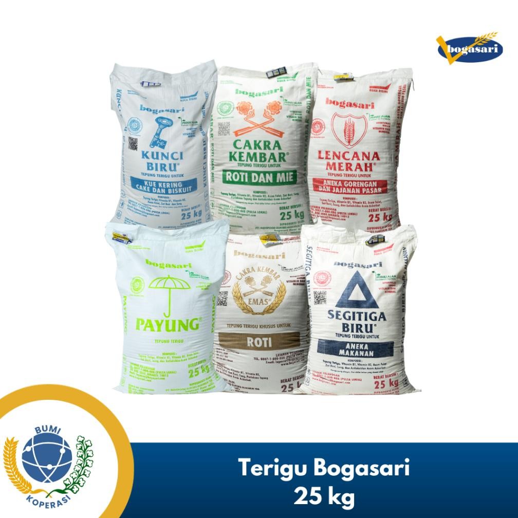 

READY STOCK CARGO Tepung Terigu Bogasari 25 Kg