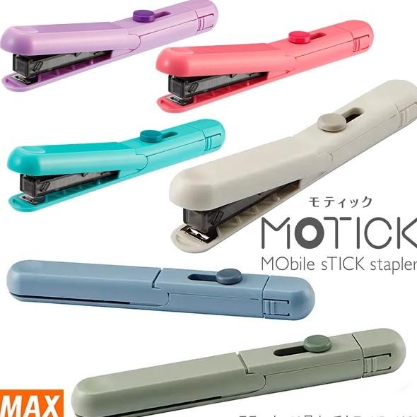 

Max Motick Mobile Stick Stapler Portable Staples Foldable Slim Strapler New Colors