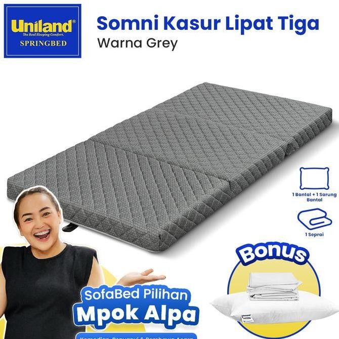 Uniland Somni Kasur Lipat Tiga 90X180 - Busa / Gulung / Lantai Piknik Co