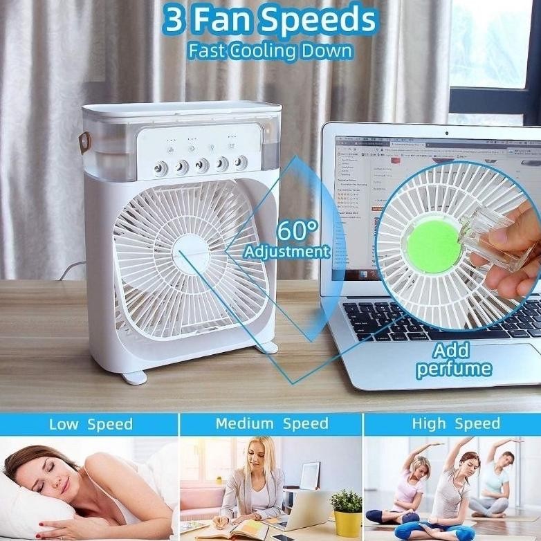 Kipas Pendingin Udara Portabel, Mini Ac Kipas kabut Portable / Kipas Angin Ac Mini / Kipas Ac Portab