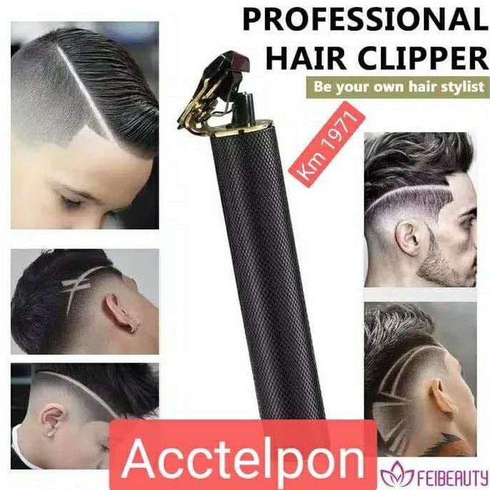 Sale Kemei Km-1971 Profesional Trimmer Mesin Cukur Rambut Kemei Km 1971