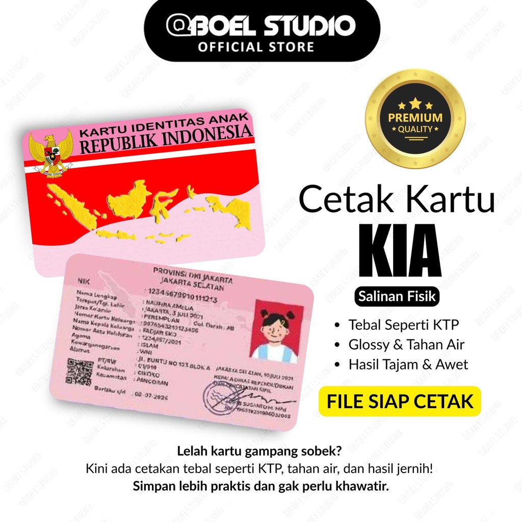 

Cetak Kartu KIA File Wajib Siap Cetak