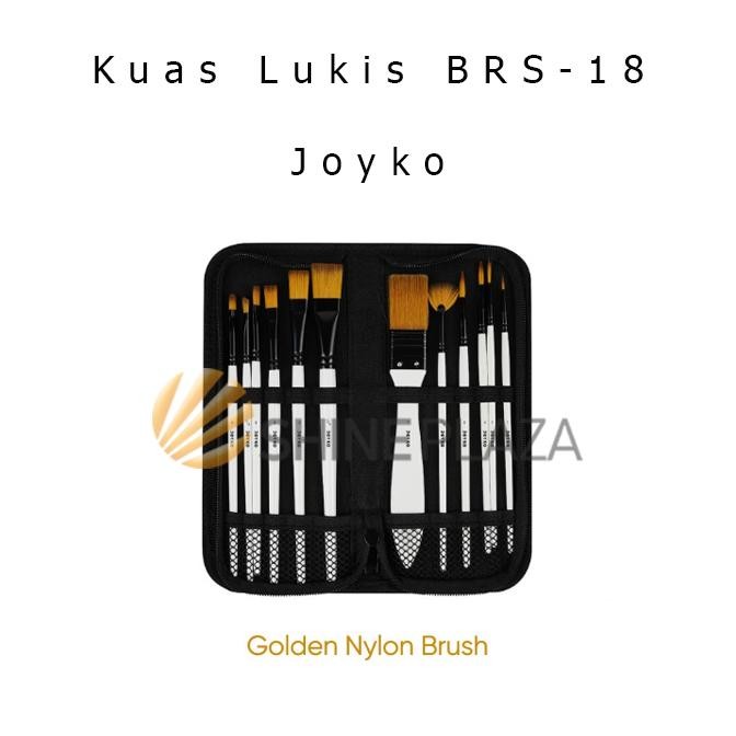 

NEW!!! Art Brush Set Alat Lukis Kuas Cat Air Minyak Acrylic Joyko BRS-18