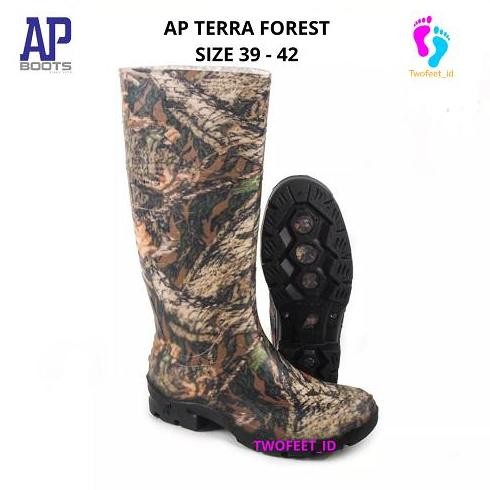 SEPATU BOOTS TACTICAL BERBURU AP TERRA FOREST - SEPATU KARET AP FOREST