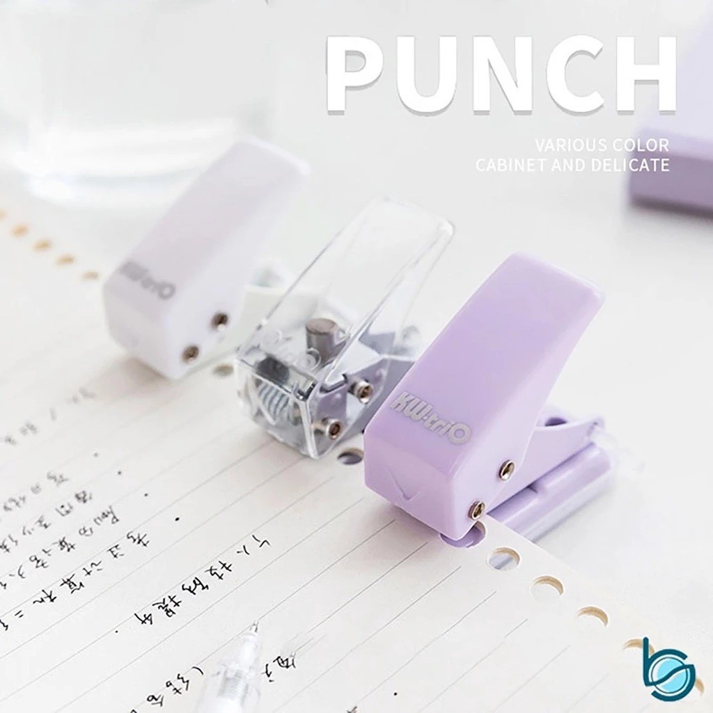 

Mini Pembolong Kertas 1 Lubang/Puncher Handheld Logam Lubang Bulat 6mm Untuk A4 A5 A6 A7 B5 - Best Stationary