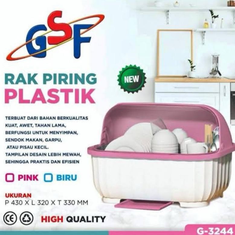 NEW Rak Piring Plastik GSF G-3235 / Rak Peniris Piring GSF / Rak Peniris Piring Plastik Murah
