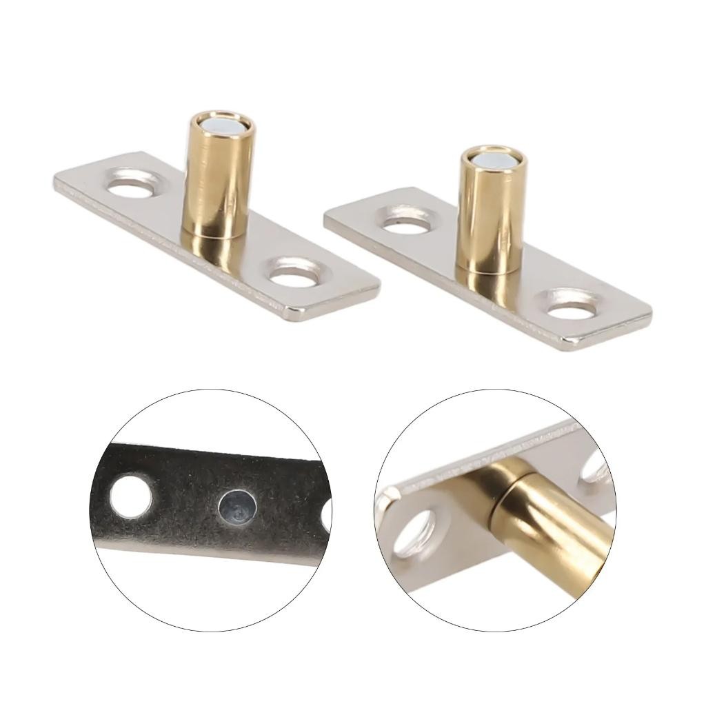 2 Pcs Stoper Pintu Sliding 12Mm Roda Bawah Pintu Sliding Logam Roda Pintu Bawah Sliding Guide T Stop