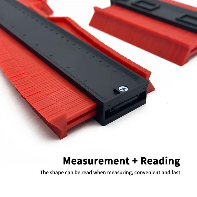 

12/25Cm Penggaris Kontur Contour Gauge Kontur Duplikat Penggaris Penggaris Bentuk Penanda Ubin Keramik Penggaris Bentuk