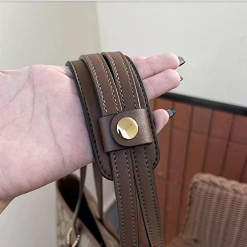 4.8*23Cm Bantalan Pundak Tas Leather Bantalan Tali Tas Bag Shoulder Pad Bantalan Tas Selempang