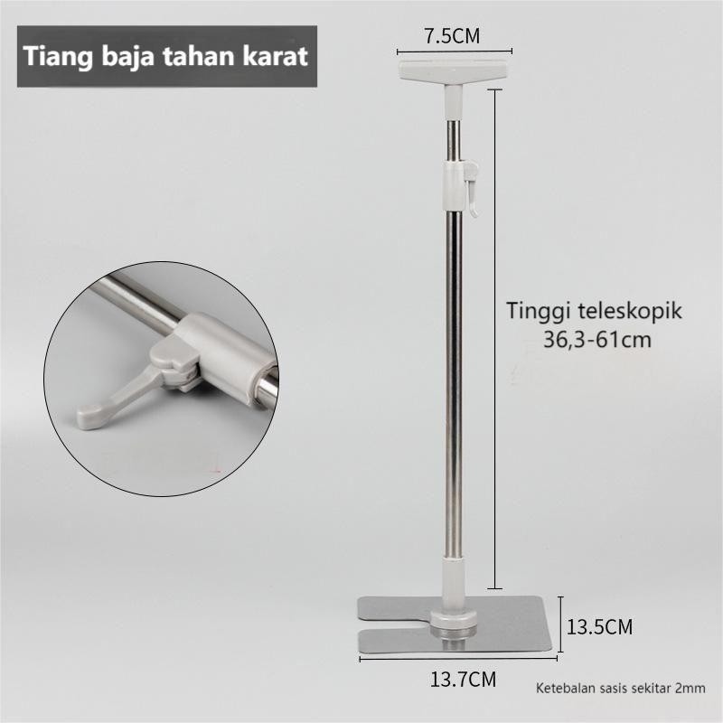 

[Cod] 1 Set Pop Up Frame Promo A4 Stand Promosi Toko Telescopic Papan Promo Adjustable Promo Price Tag Frame