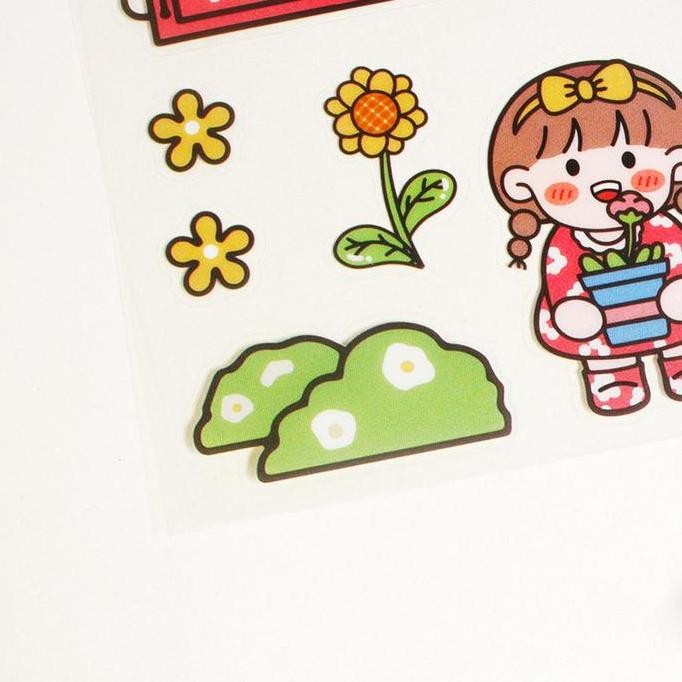 

Terlaris !!! [Creativ] Namei World Of Flower Series Flake Stickers Set