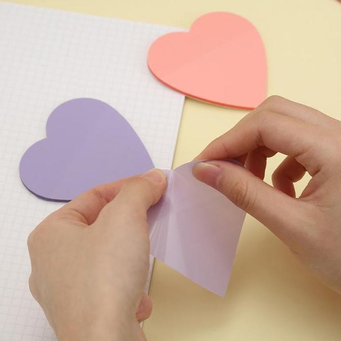 

Promo !!! Heart Shaped Pet Sticky Notes [Creativ]