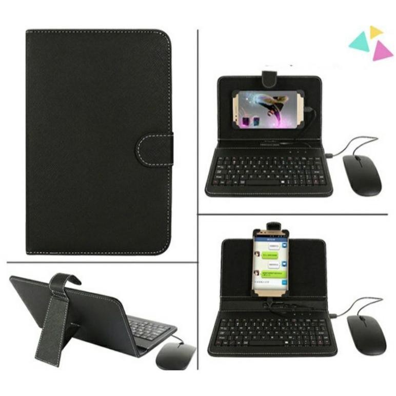 ''Terlaris" Keyboard Wired/Keyboard Android Free Mouse/Keyboard Flip Holster Case