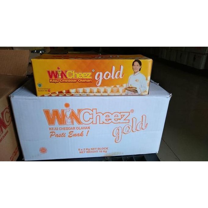 

Keju Wincheez Gold / Keju Cheddar Blok 2Kg