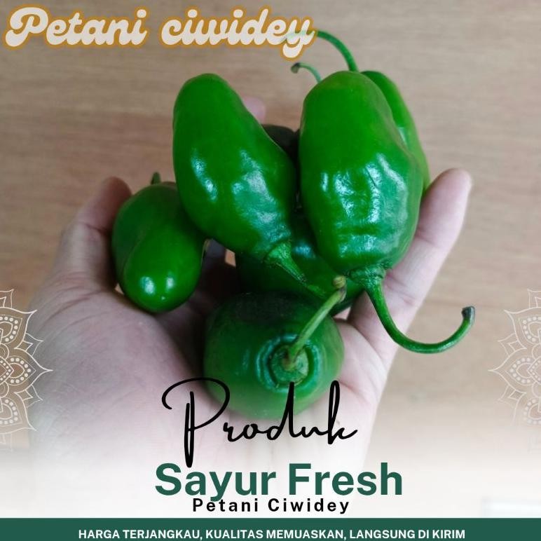 

Nikmati Cabai Gendot Hijau Bandung 1 Kg Pengganti Cabai Rawit