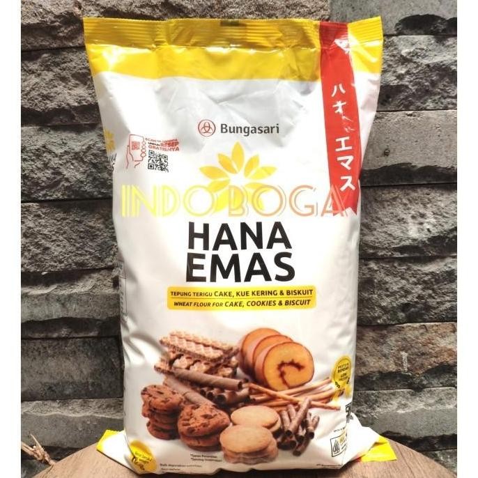 

Sale Kartonan Hana Emas Tepung Terigu 1 Kg Isi 10 Pcs Protein Rendah Bungasari