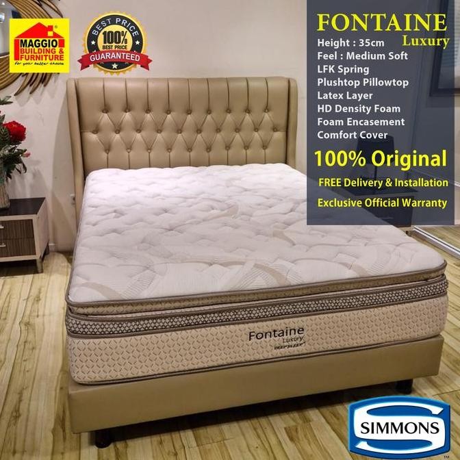 Kasur Springbed Simmons - Matras Furniture - Fontaine Luxury - Simmons Springbed