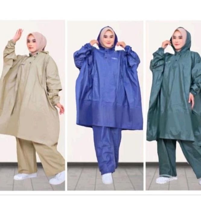 Original Jas Hujan Ponco Mantol Celana Elmondo 716 Mantel Ponco+Celana Elmondo