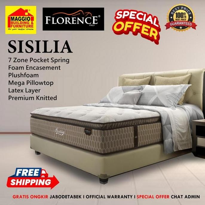 Kasur Springbed Florence - Matras Furniture - Sisilia - Florence Matras