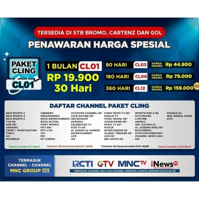 RECEIVER PARABOLA LGSAT STARS MNC GROUP - RCTI K  VISION  RECEIVER