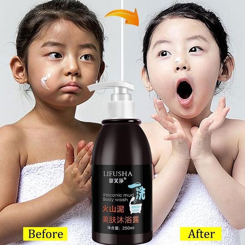 EL Sabun Lumpur Vulkanik Sabun Pemutih Badan / Whitening Volcanic Mud Body Wash