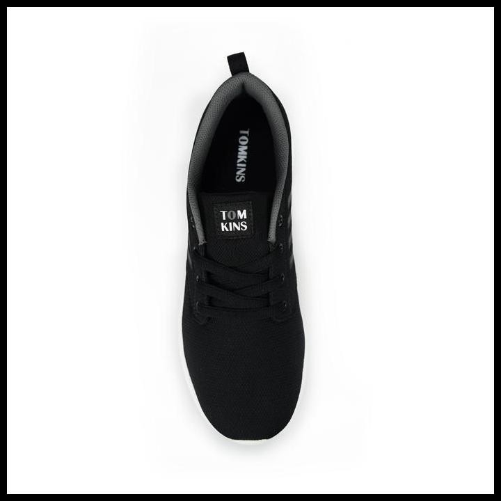Tomkins Winchester Alpha - Hitam Abu-Abu Sepatu Olahraga Kasual Pria Original Best Seller